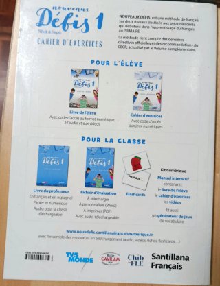 Nouveaux Défis 1, Méthode français, Niveau A1 (...