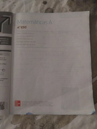 Matemáticas A 4.º ESO