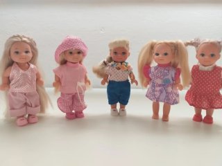 Lote de muñecas Steffi y Evi