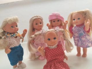 Lote de muñecas Steffi y Evi