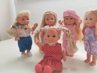 Lote de muñecas Steffi y Evi
