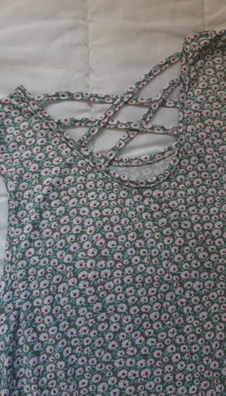 Vestido estampado flores XXL