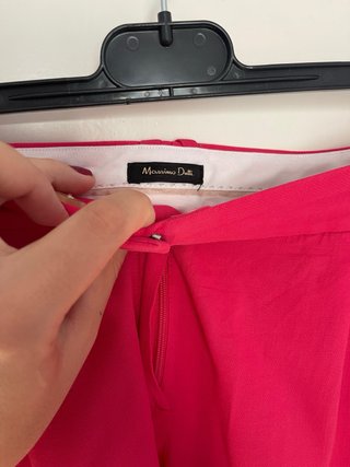 Pantaloni rosa Massimo Dutti