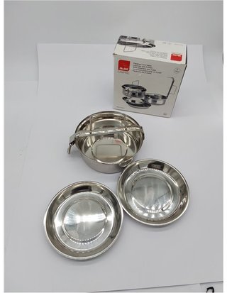 400083 - Fiambrera con Platos ibili INOX 14cm