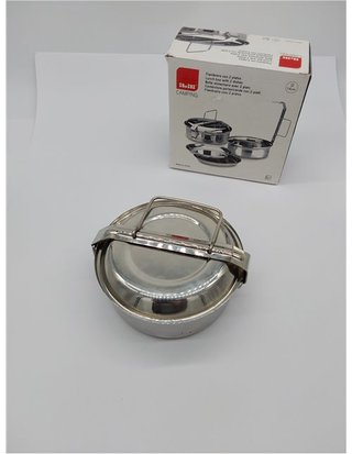 400083 - Fiambrera con Platos ibili INOX 14cm