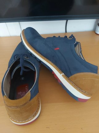 Zapatos de vestir azul