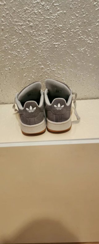 Zapatillas Adidas Campus Gris Blancas