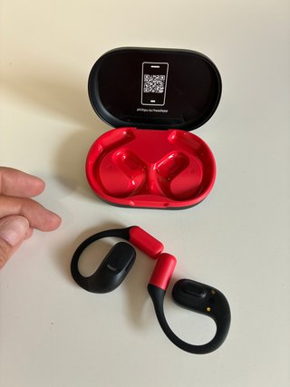 Auriculares Deportivos Philips Negros y Rojos