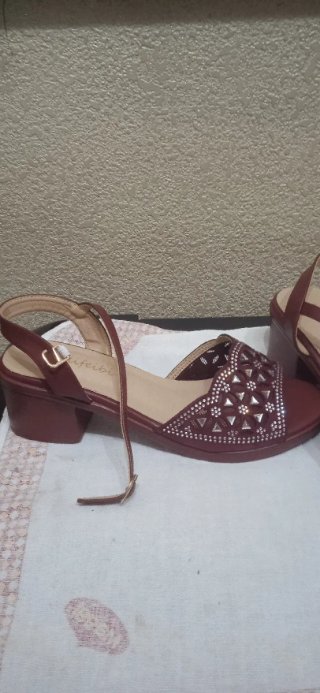 Sandalias  Rojas Mujer Nuevas