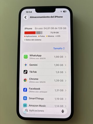 iPhone 13 negro 128gb