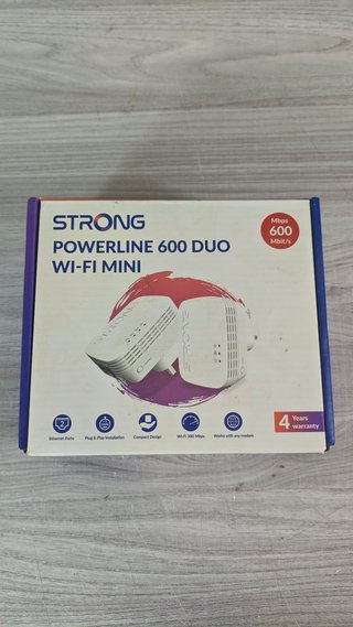 Strong Mini Kit Powerline 600 PLC Doble Toma
