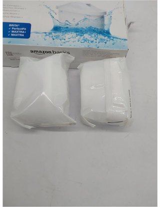 Amazon Basics Cartuchos filtrantes de agua - aptos y compatibles con todas las BRITA incl.PerfectFit & Jarras - 2 Unidad