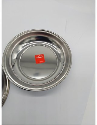 LACOR - 61122 - Plato Camping Hondo INOX. 18% CR. 22cm