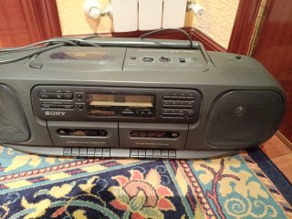 Sony CFD-125L Radio CD Cassette Gris