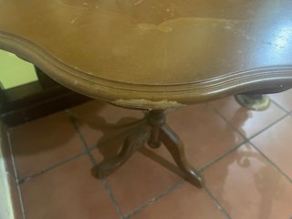 Mesita auxiliar de madera vintage