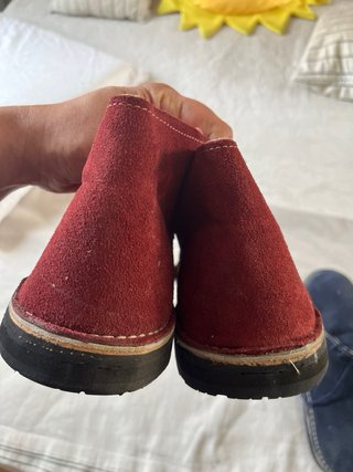 Zapatos Pisacacas Hombre Azul y Rojo de piel 49.
