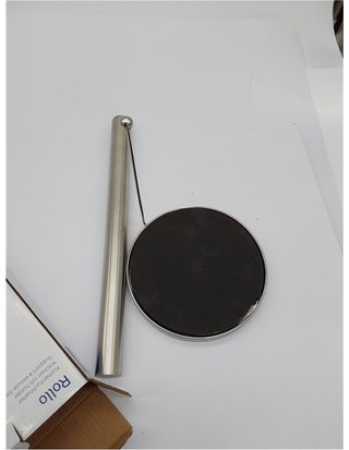 portarrollos de cocina kela vertical - también para rollos gruesos - portarrollos de papel de 33 -5 cm de altura - ROLLO - acero inox