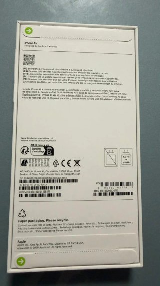 iPhone 17 air256GB Blanco