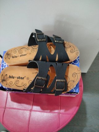 Ciabatte nere Blu+Star n.36