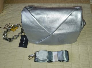 Bolso Misako plateado