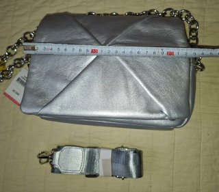 Bolso Misako plateado