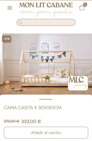Camas Montessori Casita Mon Lit Cabane