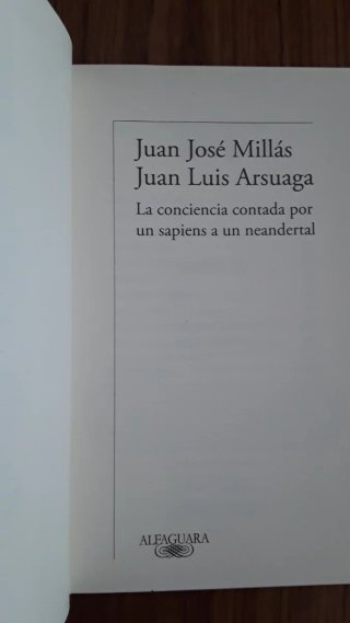 La conciencia contada por un sapiens a un neand...