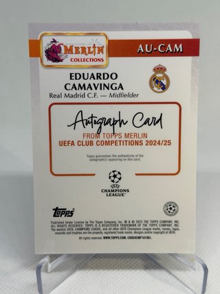 Camavinga /199 Autograph Real Madrid - Merlin