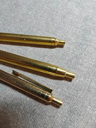 Lotto 3 penne Lalex oro