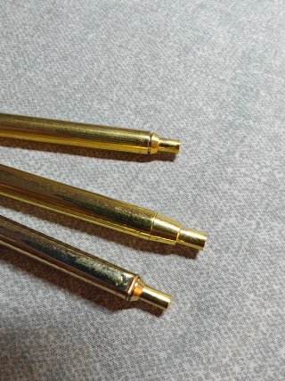 Lotto 3 penne Lalex oro