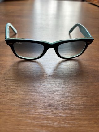 Ray-Ban Wayfarer RB2140 1001/3F Negro/Azul