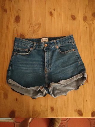 Shorts jeans blu