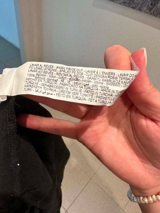 Felpa Zara nera con stampa L/XL
