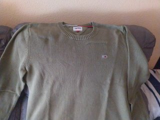 Jersey Tommy Jeans Caballero Verde Oliva Talla XL