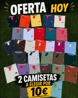 2 Camisetas por 10€