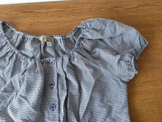 Conjunto mujer cuadros azul y blanco