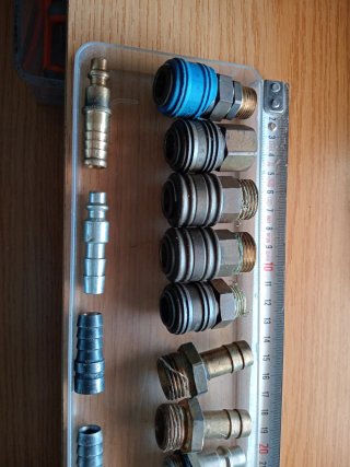 Adaptadores y enchufes neumáticos