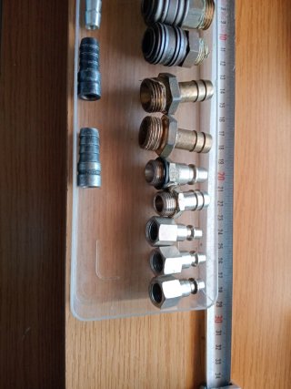 Adaptadores y enchufes neumáticos