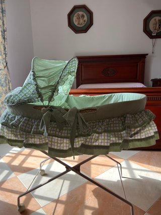 Capazo para bebé con soporte