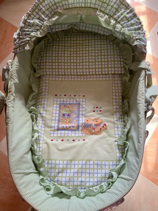 Capazo para bebé con soporte