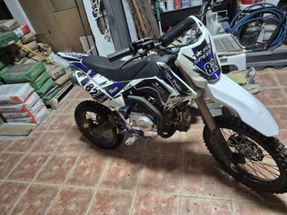 MiniMoto Cross Pit Speed KX140 Azul/Blanco