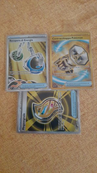 Carte Pokemon Strumento Allenatore (3 pezzi)