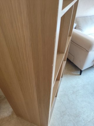 Kallax 8 huecos roble tinte blanco