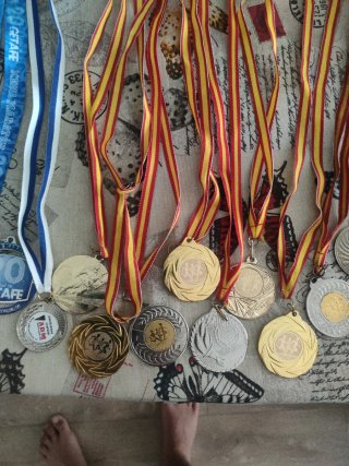 Medallas de carreras deportivas