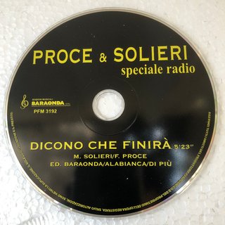 Proce & Solieri Dicono Che Finirà CDs Promo