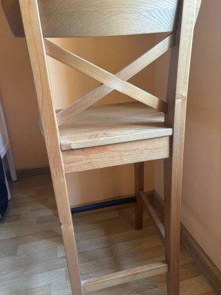 2 Taburetes Altos Madera IKEA