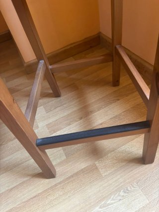 2 Taburetes Altos Madera IKEA
