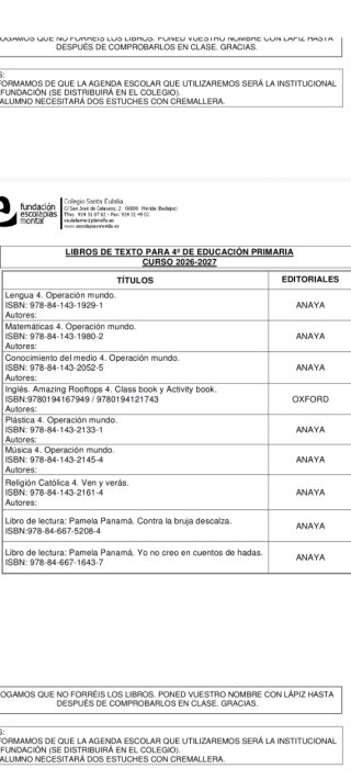 Lote libros 4° Primaria Anaya Inglés de Oxford