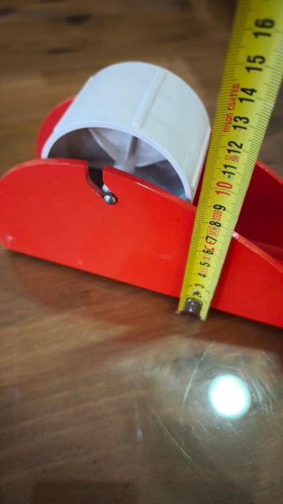 Dispensador de cinta profesional rojo