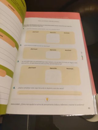 Libros 1 y 2  dematemáticas EMAT 4° Primaria